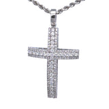Croce uomo con brillanti
