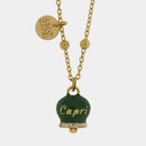 COLLANA CAPRI VERDE E ORO