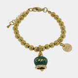BRACCIALE CAPRI ORO E VERDE