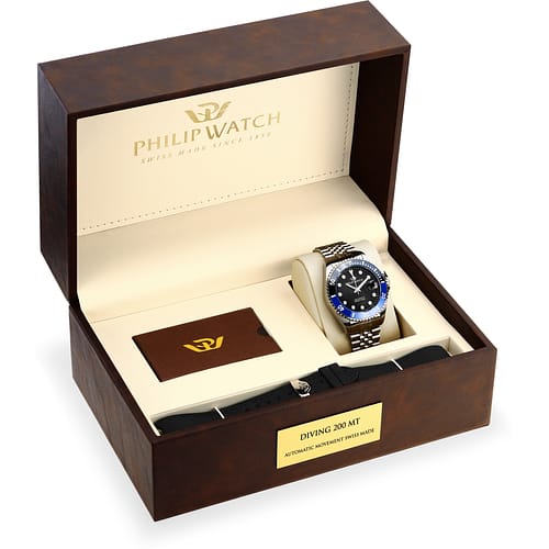 Orologio Philip Watch Caribe Diving - Acciaio Satinato 42mm