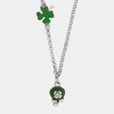 COLLANA CAPRI QUADRIFOGLIO VERDE