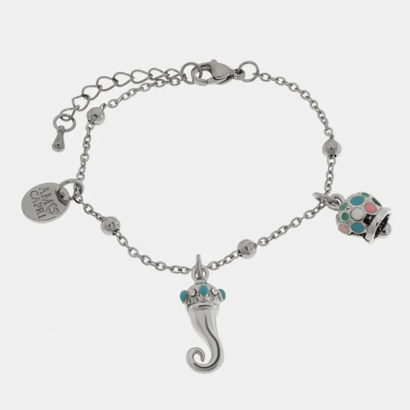 BRACCIALE CAPRI E CORNO