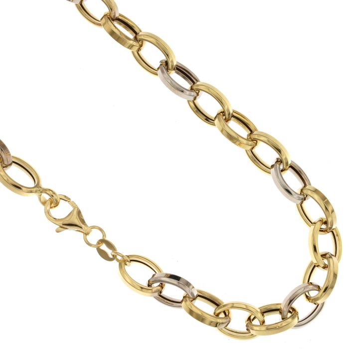 COLLANA MAGLIA ROLO’ SQUADRATA