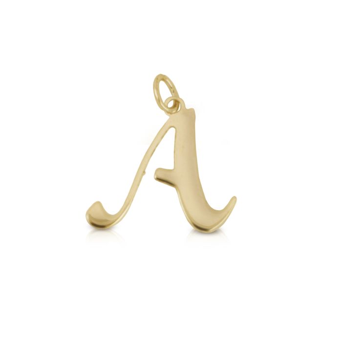 PENDENTE LETTERA IN CORSIVO A