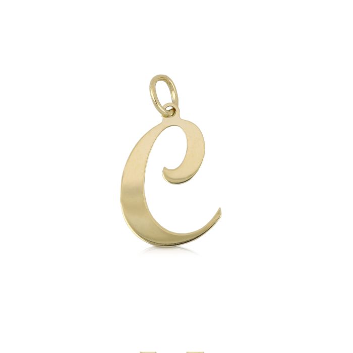 PENDENTE LETTERA IN CORSIVO C