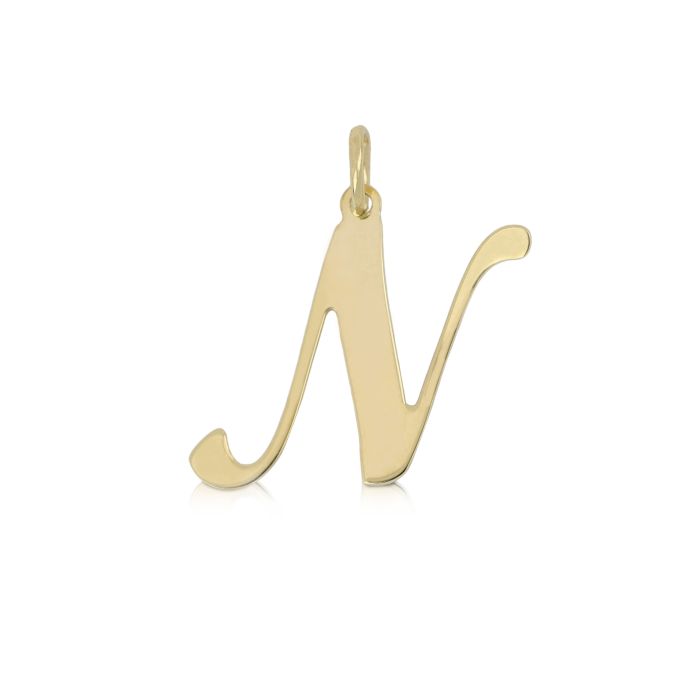 PENDENTE LETTERA IN CORSIVO N