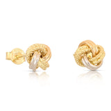 ORECCHINI NODO TRE COLORI