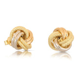 ORECCHINI NODO TRE COLORI