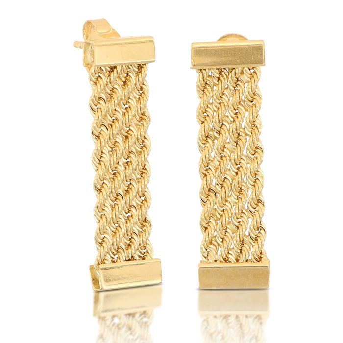 ORECCHINI FUNE 4 FILI