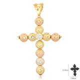 PENDENTE CROCE MILLELUCI TRE COLORI