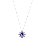 COLLANA FLOWERS BLU