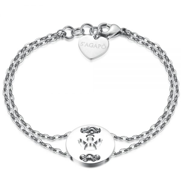 Bracciale donna S’agapo’ con Angelo linea Be My Always SBM25