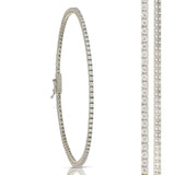 BRACCIALE TENNIS BIANCO