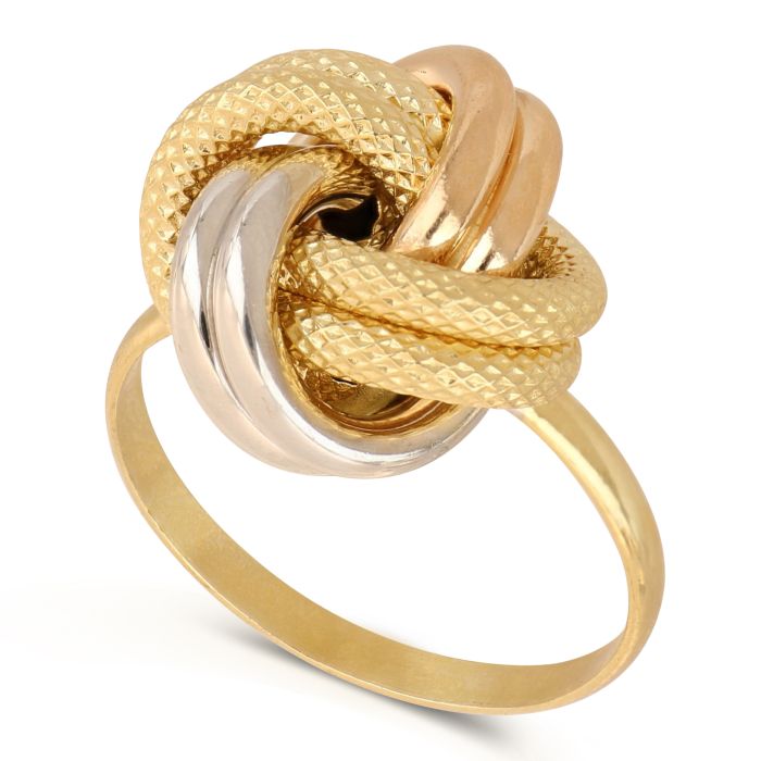 ANELLO CON NODO TRICOLORE