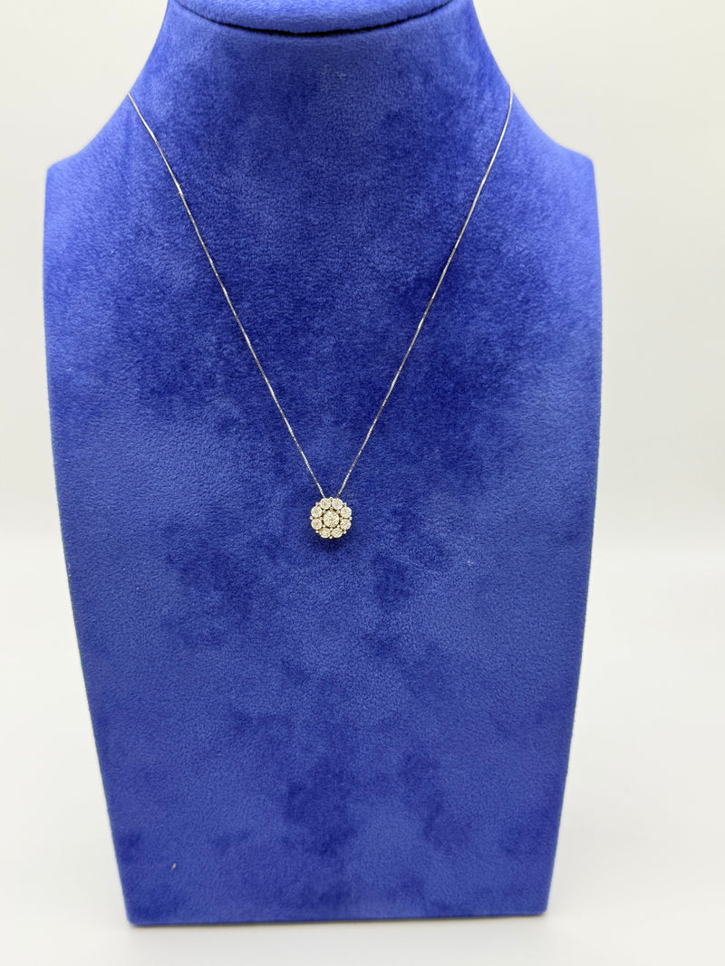 COLLANA FIORE DI DIAMANTI
