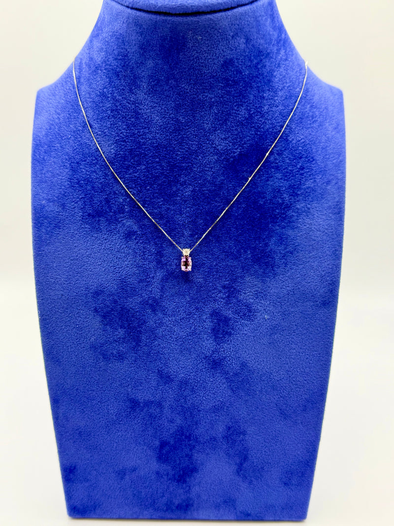 COLLANA PUNTO LUCE VIOLA