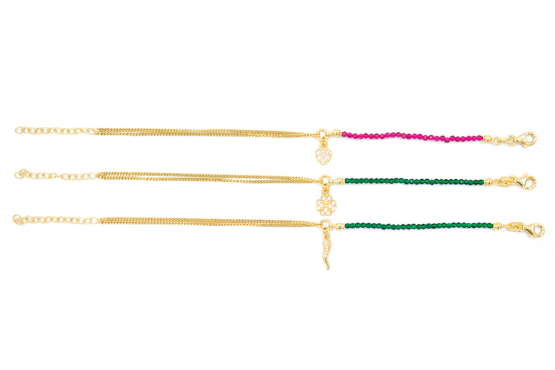 BRACCIALE CON PERLINE