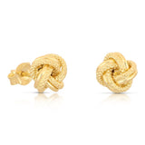 ORECCHINI NODO ORO GIALLO