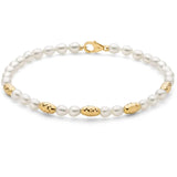 Bracciale Pepite di perle Miluna