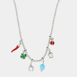 COLLANA AMO CAPRI SILVER GIROCOLLO