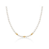 COLLANA PEPITE PERLE MILUNA