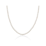 Collana Miluna Argento Pepite di Perle