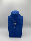 COLLANA CON CROCE ONDULATA 2.0