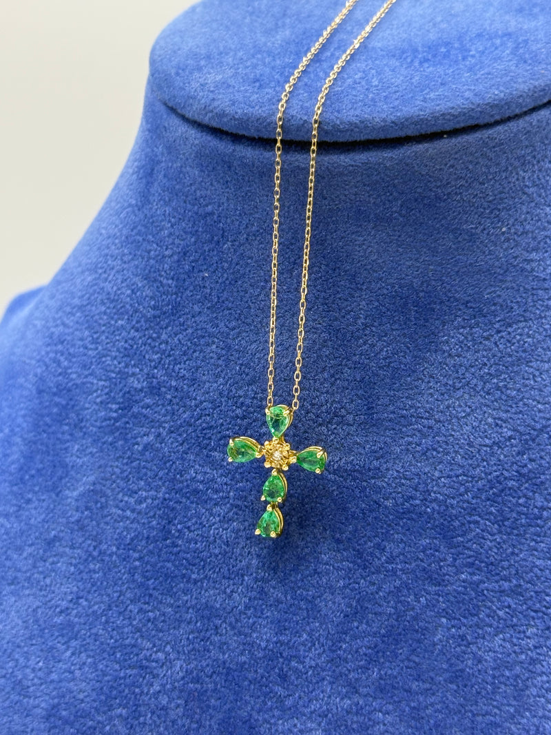 COLLANA CON CROCE FLORA DI LUCE