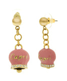 ORECCHINI CAPRI ORO E ROSA